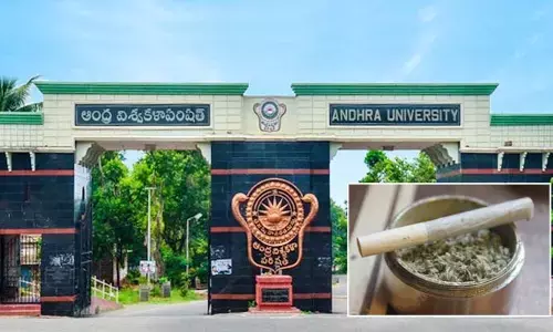 BREAKING: ఆంధ్రా యూనివర్సిటీలో గంజాయి లభ్యం.. పోలీసుల అదుపులో ఏడుగురు విద్యార్థులు