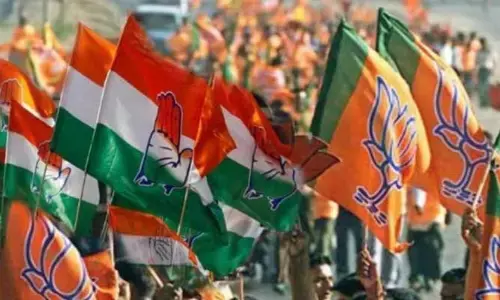 ఎంపీ అభ్యర్థులపై కాంగ్రెస్, బీజేపీ స్పీడు.. సైలెంట్ మోడ్ లోనే గులాబీ బాస్
