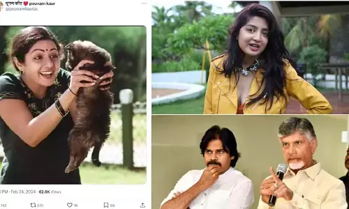 పూనమ్ కౌర్ ట్వీట్ వివాదస్పదం.. కుక్క పిల్ల ఫోటో పోస్ట్ చేసిన నటి