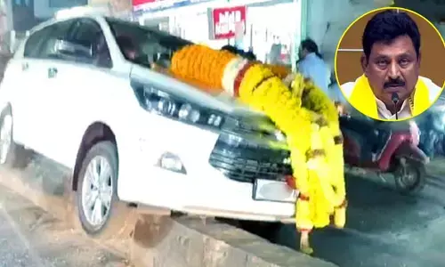 పెద్దాపురం అభ్యర్ది చినరాజప్పకు తప్పిన పెను ప్రమాదం..