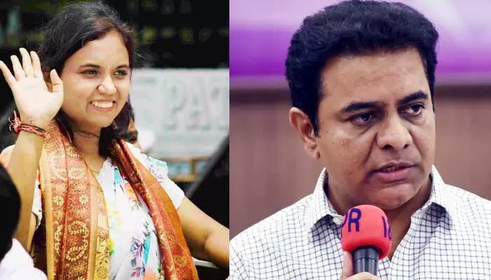 విదేశాల్లో ఉండటం వల్ల రాలేకపోయా.. MLA లాస్య మృతిపై KTR ఎమోషనల్ విదేశాల్లో ఉండటం వల్ల రాలేకపోయా.. MLA లాస్య మృతిపై KTR ఎమోషనల్