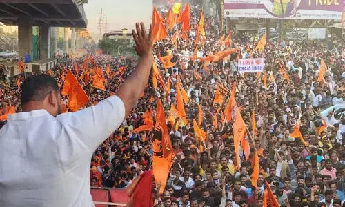 ముంబైలో MLA  Raja Singh రోడ్ షో.. భారీగా తరలివచ్చిన జనం