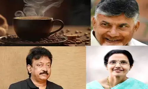 బాబు, భువనేశ్వరితో ఆర్జీవి కాఫీ  కబుర్లు.. ఫ్యాన్ ఫీజ్ ఫట్టా..?
