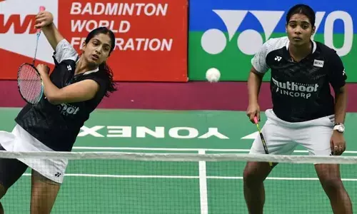 జర్మనీ ఓపెన్‌లో క్వార్టర్స్‌కు చేరుకున్న గాయత్రి జోడీ
