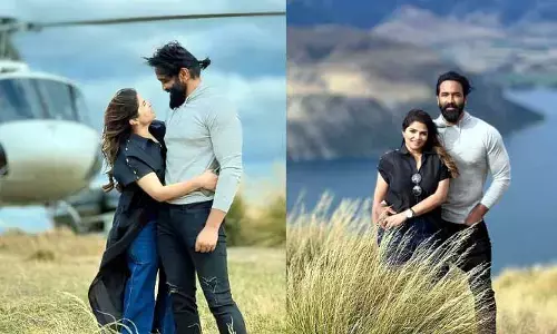 భార్యకు సర్‌ప్రైజ్ ఇచ్చిన మంచు విష్ణు.. వీడియో వైరల్