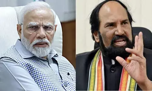 రాష్ట్ర ప్రభుత్వంపై ప్రధాని ఆరోపణలు హాస్యాస్పదం: మంత్రి ఉత్తమ్‌కుమార్ రెడ్డి కౌంటర్