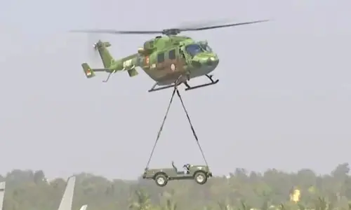 భారత సైన్యానికి 34 ధృవ్ హెలికాప్టర్లు