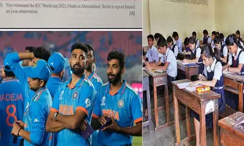 టెన్త్ బోర్డు ఎగ్జామ్‌లో వన్డే వరల్డ్ కప్-2023 మ్యాచ్‌పై ప్రశ్న! నెటిజన్లు షాక్?