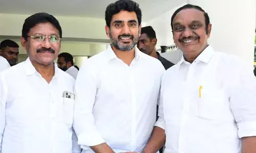 రాతియుగం నుంచి రాష్ట్రాన్ని స్వర్ణయుగం వైపు నడిపించేందుకే మూడు పార్టీల పొత్తు:నారా లోకేష్