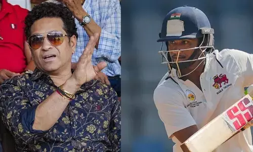 సచిన్ ముందే ఆ పని చేసిన సర్ఫరాజ్ ఖాన్ తమ్ముడు