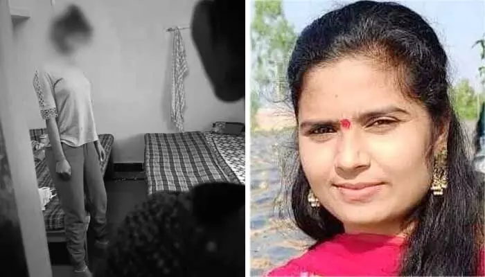 కాంగ్రెస్ నేత కుమారుడి వేధింపులు.. హైదరాబాద్లో MBA విద్యార్థి ఆత్మహత్య! కాంగ్రెస్ నేత కుమారుడి వేధింపులు.. హైదరాబాద్లో MBA విద్యార్థి ఆత్మహత్య!