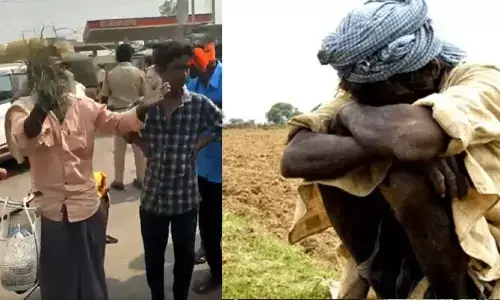 హృదయాలను కదిలిస్తున్న రైతన్న రోదన!