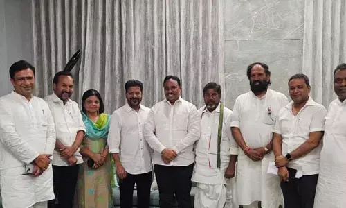 సీఎం రేవంత్ రెడ్డితో BRS ఎమ్మెల్యే దానం నాగేందర్ భేటీ
