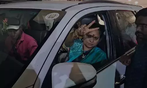 BREAKING: లిక్కర్ స్కామ్‌లో అరెస్ట్ తర్వాత కవిత ఫస్ట్ రియాక్షన్ ఇదే..