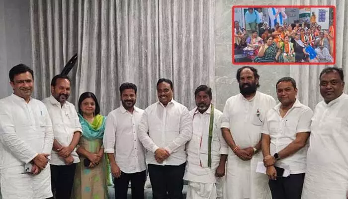 దానం నాగేందర్ ను చేర్చుకోవద్దు.. గాంధీ భవన్ వద్ద ఆందోళన దానం నాగేందర్ ను చేర్చుకోవద్దు.. గాంధీ భవన్ వద్ద ఆందోళన