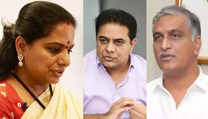 DELHI: ఈడీ కార్యాలయానికి మాజీ మంత్రి కేటీఆర్, హరీష్ రావు.. కవితకు పరామర్శ DELHI: ఈడీ కార్యాలయానికి మాజీ మంత్రి కేటీఆర్, హరీష్ రావు.. కవితకు పరామర్శ