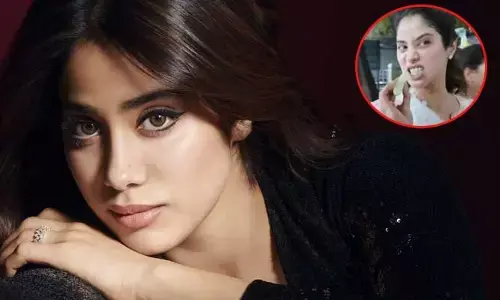 పెళ్లి కాకుండానే శుభవార్త చెప్పబోతున్న జాన్వీ కపూర్?.. పుల్ల మామిడికాయ ముక్కలు తింటూ (వీడియో)