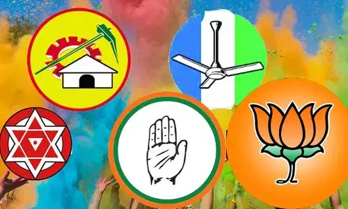 ఎన్నికల హీట్ పెంచుకుతున్న హొలీ.. విరివిగా అమ్ముడుపోతున్న ఆ పార్టీ రంగులు..