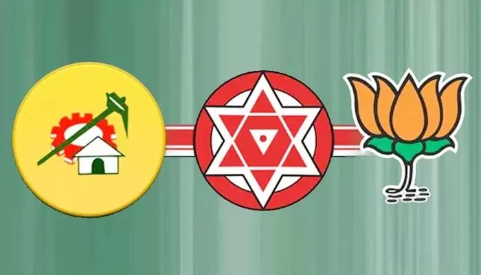AP: పెండింగ్ సీట్లపై కూటమిలో కొనసాగుతున్న గందరగోళం.. అమోమయంలో నాయకులు, కార్యకర్తలు AP: పెండింగ్ సీట్లపై కూటమిలో కొనసాగుతున్న గందరగోళం.. అమోమయంలో నాయకులు, కార్యకర్తలు
