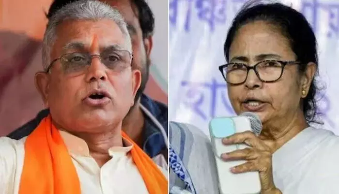 మమతా బెనర్జీపై వివాదాస్పద వ్యాఖ్యలు చేసిన బీజేపీ నేత దిలీప్ ఘోష్ మమతా బెనర్జీపై వివాదాస్పద వ్యాఖ్యలు చేసిన బీజేపీ నేత దిలీప్ ఘోష్