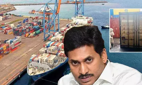 డ్రగ్స్ కంటైనర్ వ్యవహారంలో జగన్ హస్తం