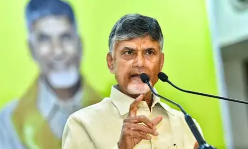 సినిమా సెట్టింగ్‌లతో ప్రజలను మోసం చేశారు: చంద్రబాబు
