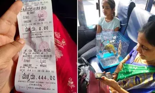ఇదెక్కడి ఇచ్చంత్రం ముచ్చటో కదా..! వాటికి కూడా రూ.444 టికెట్ కొట్టిన కండక్టర్ (ఫొటో వైరల్)