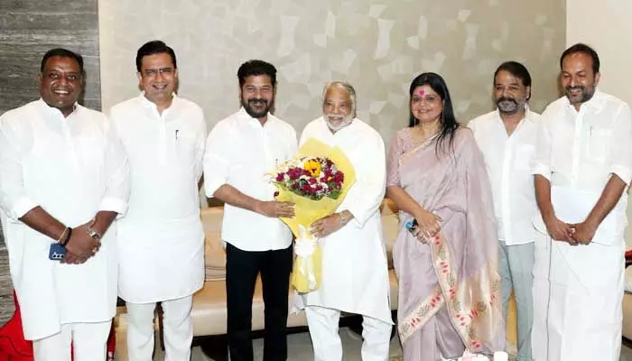 ముగిసిన భేటీ.. CM రేవంత్తో కేకే చర్చించిన అంశం ఇదే! ముగిసిన భేటీ.. CM రేవంత్తో కేకే చర్చించిన అంశం ఇదే!