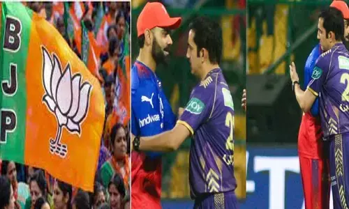 గంభీర్‌, కోహ్లీ హగ్ పై పొలిటికల్ రంగు.. నెటిజన్ల కామెంట్లతో కొత్త దుమారం