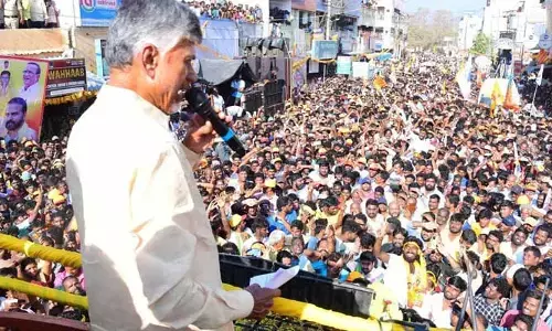 పుష్ప ఇక్కడికి వచ్చాడు ఓటు వేస్తారా ..?- చంద్రబాబు నాయుడు