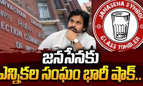 ఎన్నికల ముందు జనసేనకు భారీ షాక్ ఇచ్చిన ఈసీ