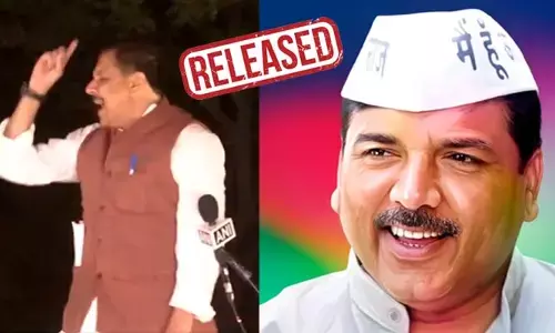 BREAKING: తీహార్ జైలు నుంచి ఆప్ ఎంపీ సంజయ్ సింగ్ విడుదల.. నెట్టింట వీడియో వైరల్