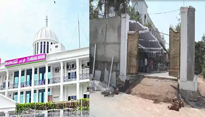 బీఆర్ఎస్ కు వాస్తు ఎఫెక్ట్.. ఎంపీ ఎన్నికల వేళ తెలంగాణ భవన్ లో వాస్తు మార్పులు బీఆర్ఎస్ కు వాస్తు ఎఫెక్ట్.. ఎంపీ ఎన్నికల వేళ తెలంగాణ భవన్ లో వాస్తు మార్పులు