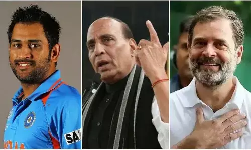 ‘ఫినిషర్’ : రాహుల్ గాంధీని ధోనీతో పోల్చిన రాజ్‌నాథ్