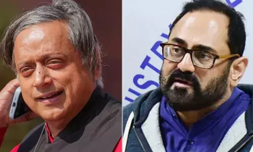 శశి థరూర్‌పై కేంద్ర మంత్రి రాజీవ్ చంద్రశేఖర్ పరువు నష్టం దావా