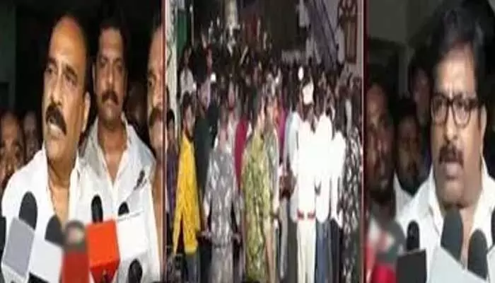 AP Politics: టీడీపీ Vs వైసీపీ.. ఒంగోలు రిమ్స్ వద్ద హై టెన్షన్..! AP Politics: టీడీపీ Vs వైసీపీ.. ఒంగోలు రిమ్స్ వద్ద హై టెన్షన్..!