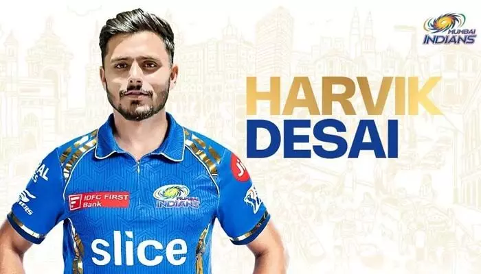 ముంబై జట్టులోకి హర్విక్ దేశాయ్ ముంబై జట్టులోకి హర్విక్ దేశాయ్