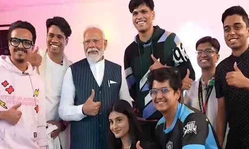 ఆన్‌లైన్ గేమర్లతో ప్రధాని మోడీ ముచ్చట్లు