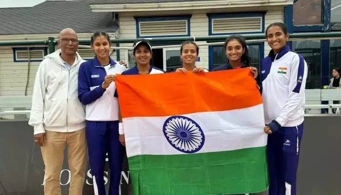 బిల్లీ జీన్ కింగ్ కప్లో భారత్ జోరు బిల్లీ జీన్ కింగ్ కప్లో భారత్ జోరు