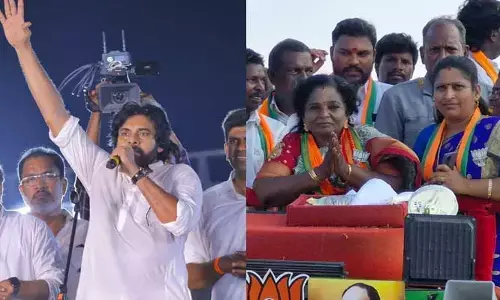 తెలంగాణ మాజీ గవర్నర్ తరుఫున తమిళనాడులో పవన్ ప్రచారం