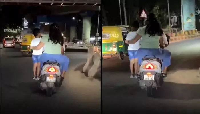 Reckless Parenting: థ్రిల్ రైడ్.. ఇదే చివరి రైడ్! కొడుకు ప్రాణంతో తల్లి ఆటలు! Reckless Parenting: థ్రిల్ రైడ్.. ఇదే చివరి రైడ్! కొడుకు ప్రాణంతో తల్లి ఆటలు!