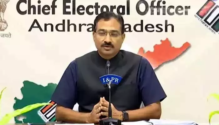 రేపే ఎన్నికల నోటిఫికేషన్.. సీఈవో కీలక ప్రకటన రేపే ఎన్నికల నోటిఫికేషన్.. సీఈవో కీలక ప్రకటన