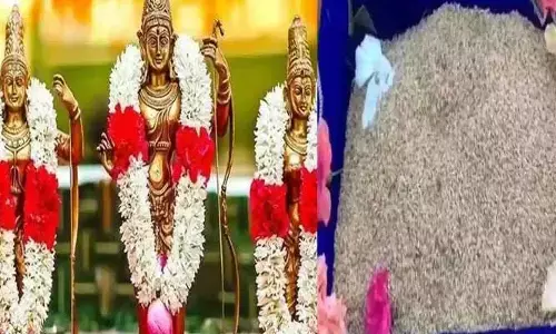 భద్రాద్రి రాముని  కల్యాణానికి ప్రత్యేక తలంబ్రాలు.. ఎలా చేస్తారో తెలుసా..?