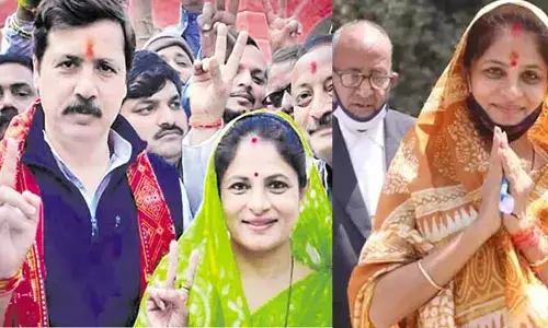 Viral news: జైల్లో  మాజీ ఎంపీ.. ఎన్నికల బరిలో తెలంగాణకు చెందిన మూడో భార్య