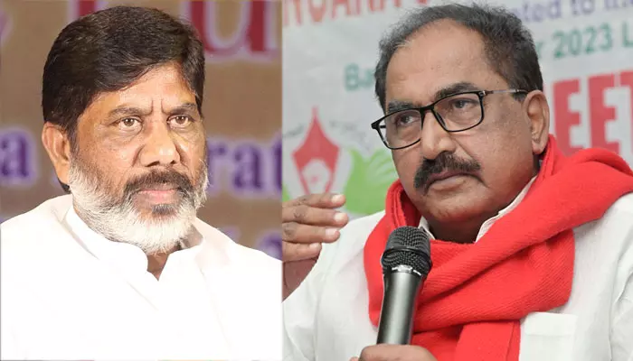 CPIM నేత తమ్మినేనితో డిప్యూటీ CM భట్టి విక్రమార్క భేటీ