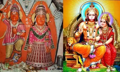 ఆ ఆలయంలో ఆంజనేయుని కళ్యాణోత్సవం.. సతీసమేతంగా దర్శనం ఇస్తున్న హనుమాన్..