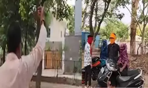 ఇదేం పనిరా నాయన.. ఓయో రూమ్స్ క్లోజ్  చేశారని పార్క్ లో అడ్డా పెట్టిన లవర్స్.. ఎమ్మెల్యే  ఎంట్రీతో సీన్ రివర్స్ (వీడియో)