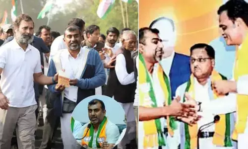 జోడో యాత్రలో రాహుల్ గాందీతో కన్యాకుమారి నుంచి కాశ్మీర్ వరకు నడిచిన వ్యక్తి బీజేపీలో చేరిక