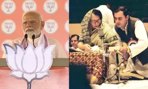 ఇందిరా ఆస్తి  పోవద్దనే.. ఆ పన్నును రాజీవ్ రద్దు చేశారు : ప్రధాని మోడీ