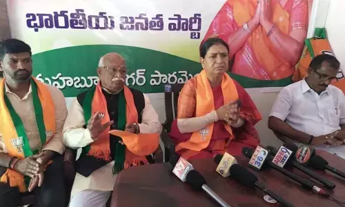 ఖబర్దార్ రేవంత్‌రెడ్డి.. నీ కల్వకుర్తి రాజకీయాలు బంద్ చేసుకో : మహబూబ్ నగర్ ఎంపీ అభ్యర్థి డీకే అరుణ స్ట్రాంగ్ వార్నింగ్